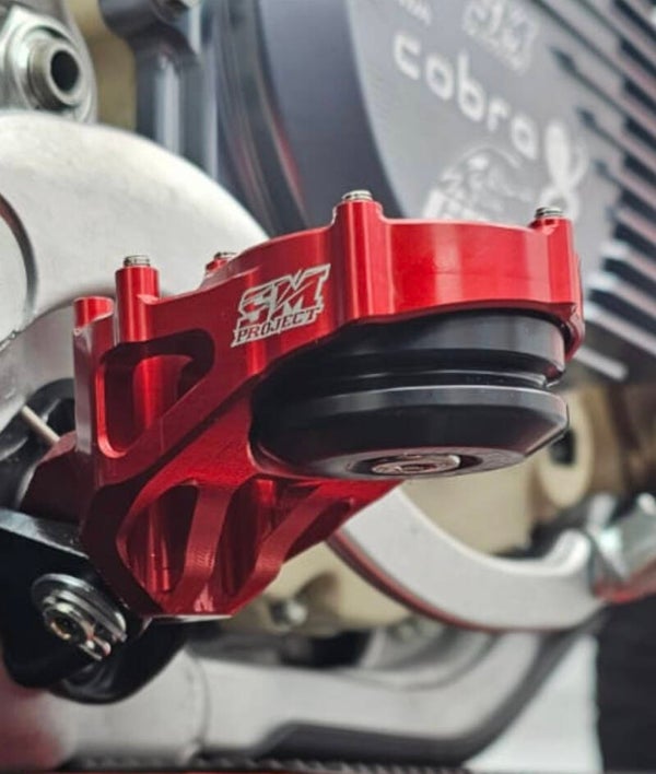 Supermoto footpegs friction reducer system