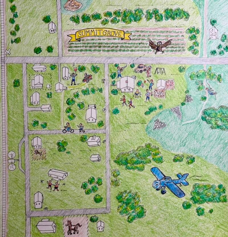 Map drawing of Summit Grove