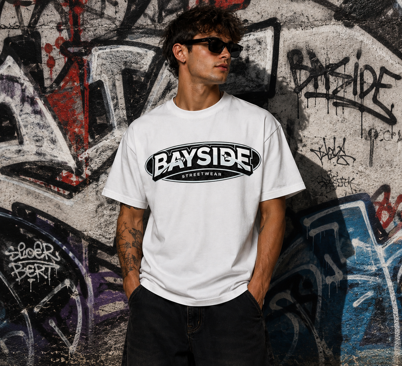 BAYSIDE WHITE T