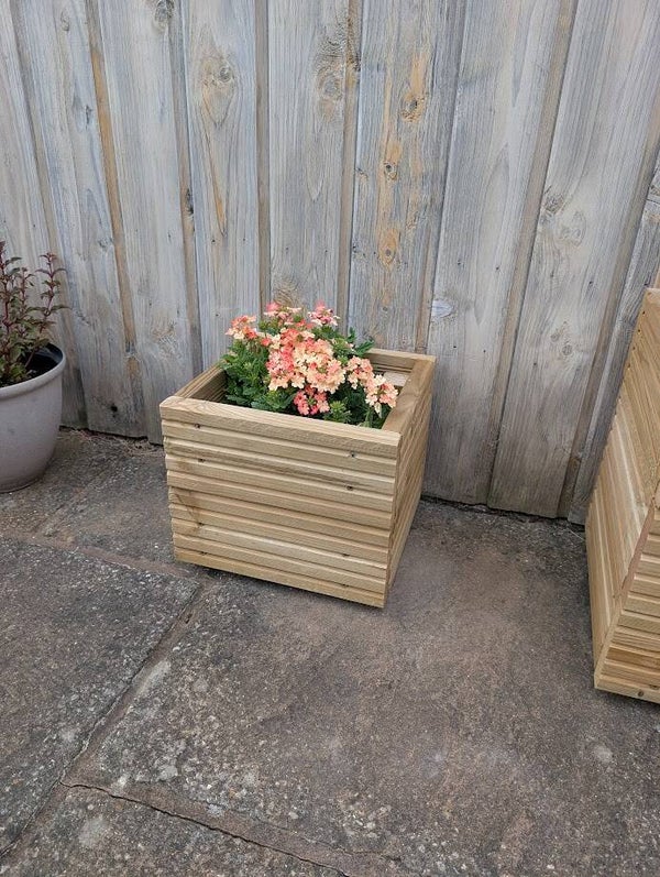 Rustic Handmade Decking Planter