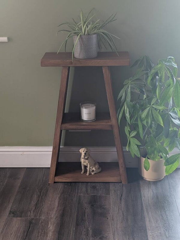 Rustic Handmade Angled Hallway Unit