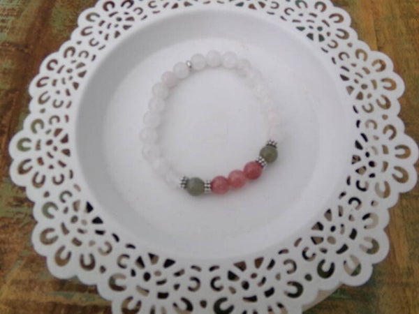 Bracelet Pierre de Lune Fertilité Equilibre Hormonal Femme