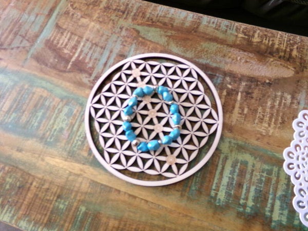 Bracelet Pierre Turquoise orné