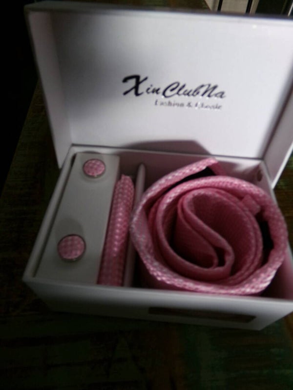 KIT 3 EN 1 CRAVATE MANCHETTES POCHETTE Xin Clubma Fashion&Classic