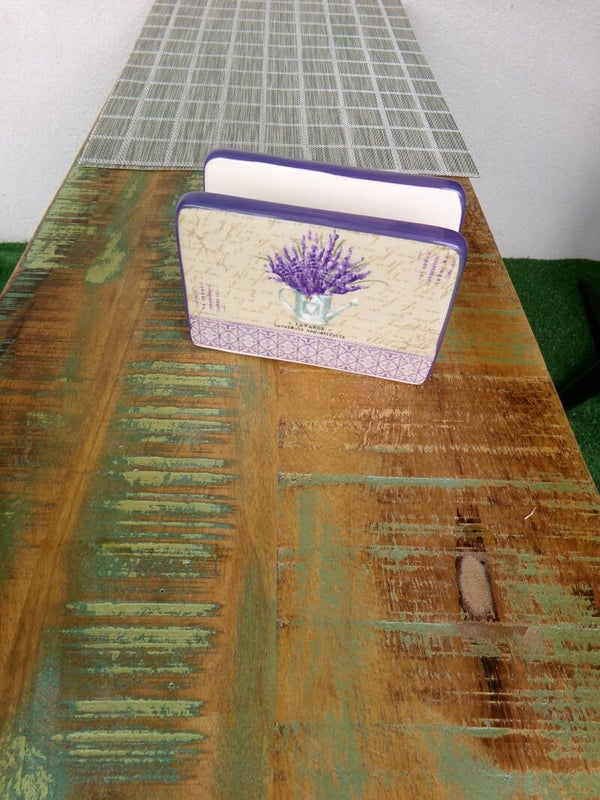 Porte serviettes en céramique véritable fait main Neuf