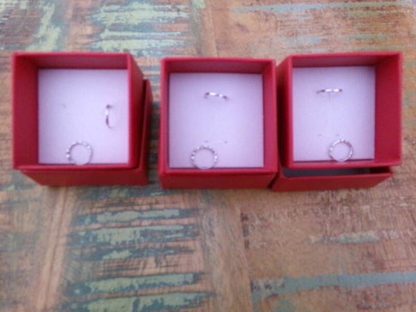 Boucles d'oreilles Argent 3 dimensions Neuf en lot ou détail