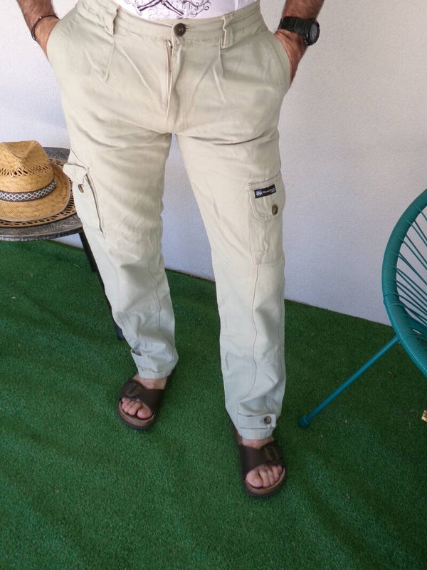 Pantalon Vert d'eau QUECHUA Taille S