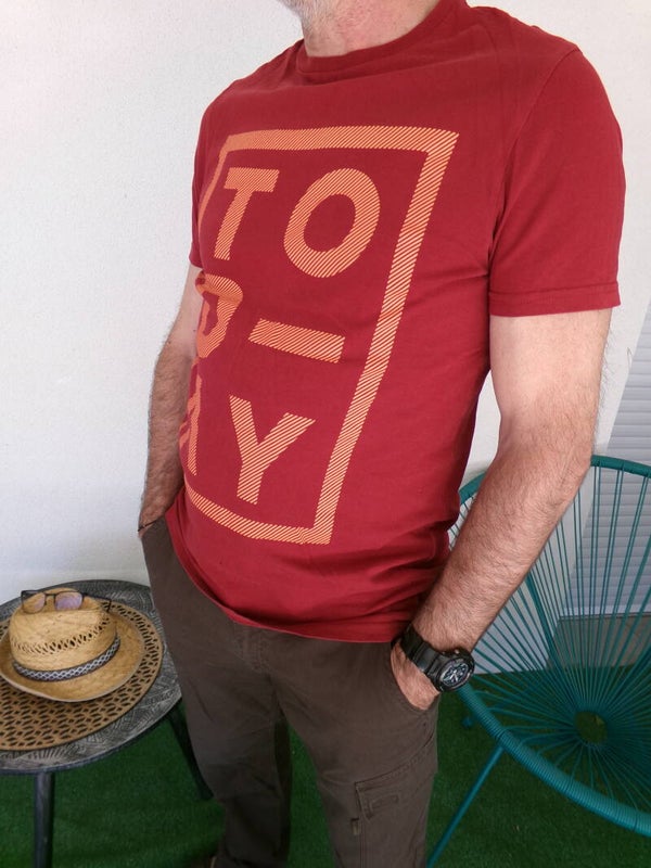 Tee Shirt Rouge CELIO Taille M