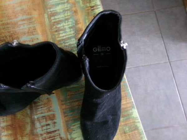 Mi bottes en daim noir taille 36