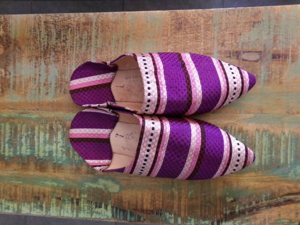 Babouches multicolores FEMME Taille 36 SUPER SHOES FES NEUF