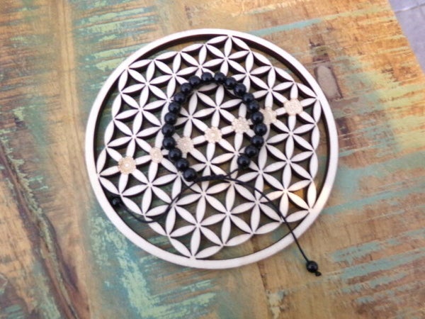 Bracelet Obsidienne Protection, Clarté Mentale MIXTE Réglable