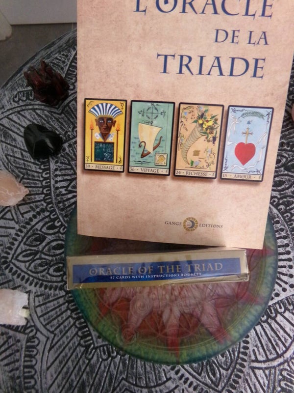 L'ORACLE DE LA TRIADE ET SON LIVRE Dominike Duplaa NEUF