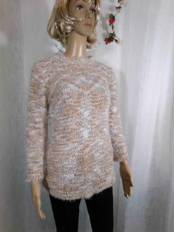 Pull moumouté ton marron Taille M/L