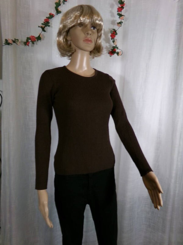 Pull marron près du corps KOOKAI Taille 1
