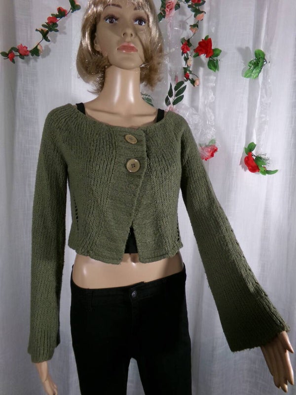 Petit Gilet Origninal Vert très stylé, Taille M
