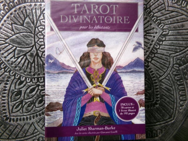 Coffret TAROT DIVINATOIRE POUR LES DEBUTANTS JULIET SHARMAN-BURKE NEUF