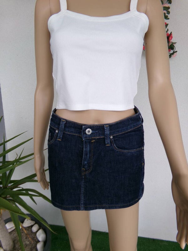 Jupe Jean Foncé courte LEVIS Taille 36