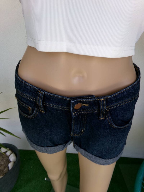 Short taille basse Jean Foncé DENIM H&M Taille 36