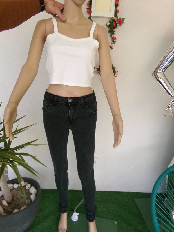 JEAN Noir Extensible TAILLE 36