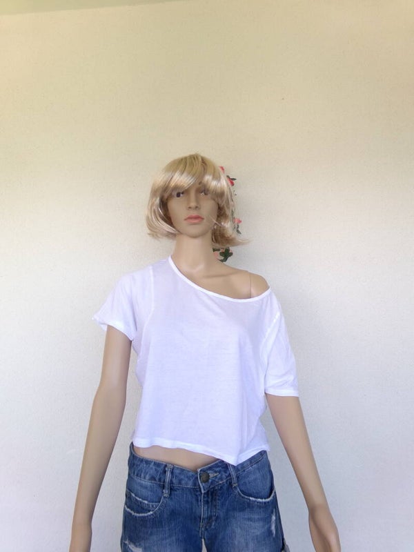 Tee Shirt court  large H&M Taille M