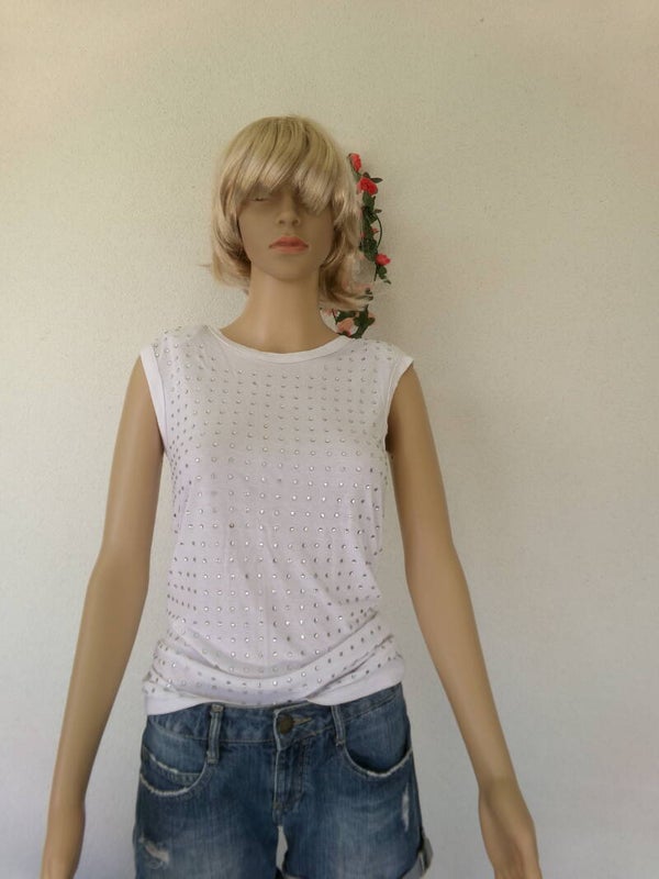 Haut sans manche à motifs perlés ZARA EVERING COLLECTION 36/38