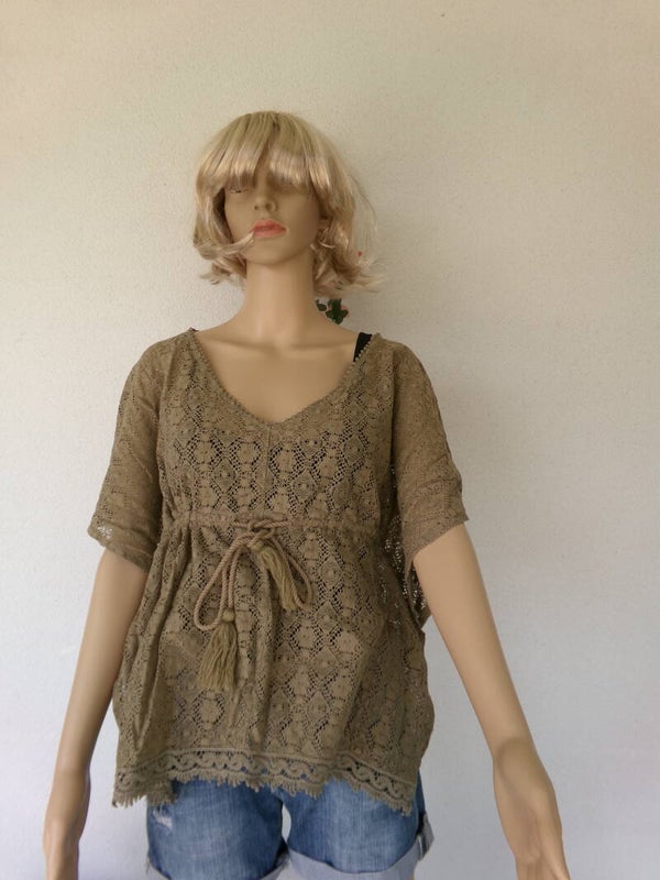 Tunique dentelle Coupe originale PIMKIE réglable Taille Unique TOUT EST EN STOCK