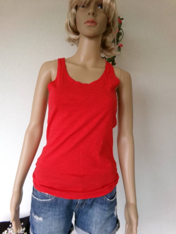 Haut sans manche Rouge DIVIDED Par H&M Taille 36/38