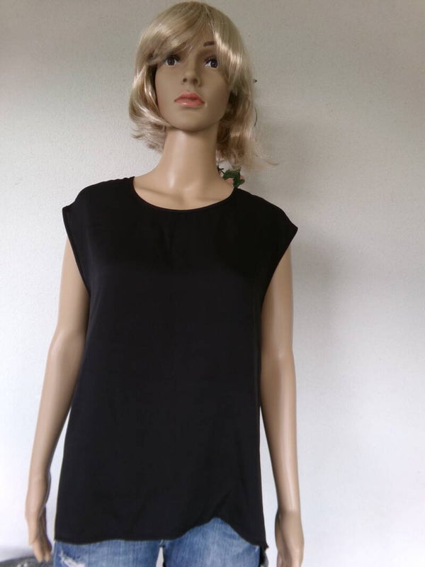 Haut sans manche fluide et léger Noir H&M Taille M
