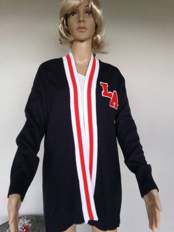 Gilet Magnifique Long Bleu DIVIDED H&M Taille S/M Femme
