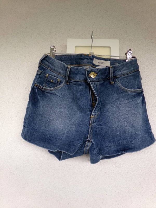Short BLUE H&M Taille 34 DENIM court