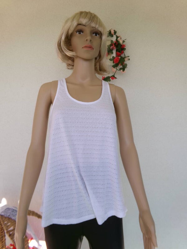 Haut original à souhait blanc à motifs PIMKIE Taille unique