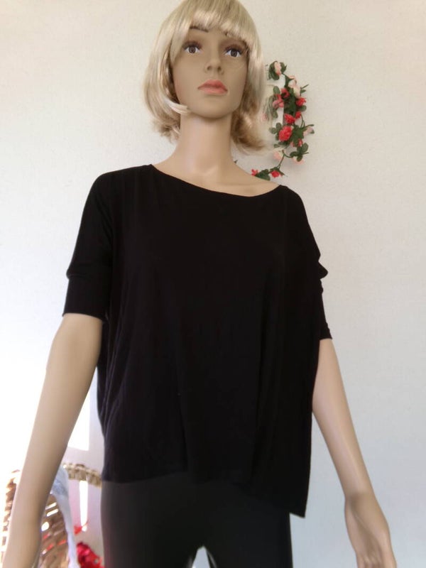 Haut large court Noir H&M BASIC TAILLE XS