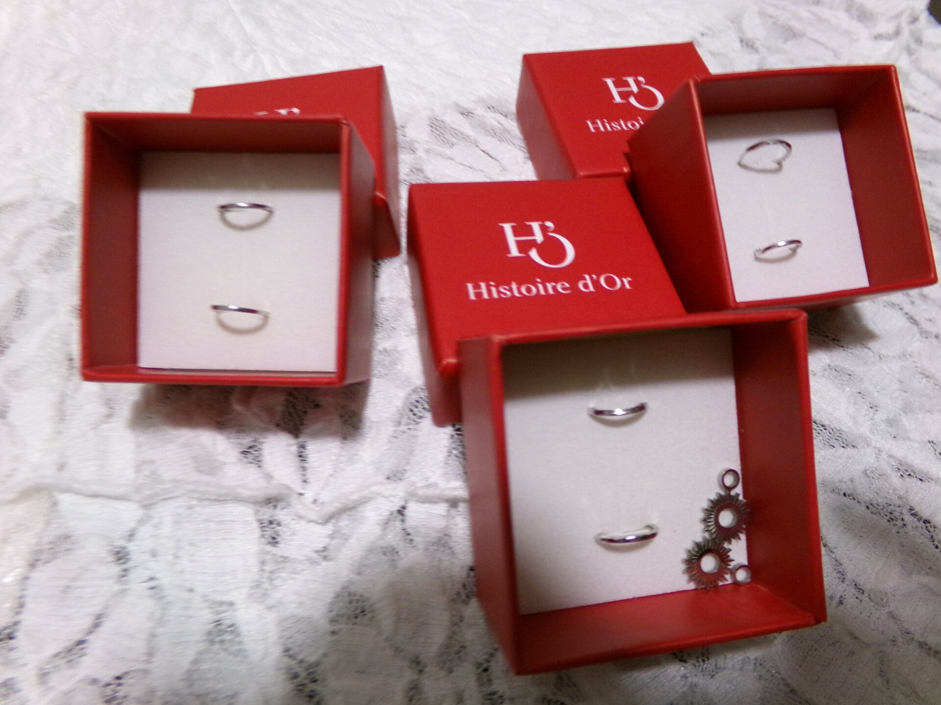 BOUCLES D'OREILLES HISTOIRE D'OR ANNEAUX PETITS MOYENS GRANDS CISELES