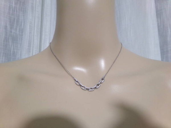 COLLIER PLAQUE OR BLANC RAS DE COU OU AJUSTABLE 36CM+5CM AMOR AMOR BEL'OR