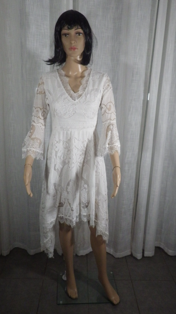 Robe Blanche Raffinée bohème