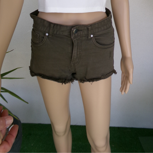 Short Jean Kaki H&M Taille 36