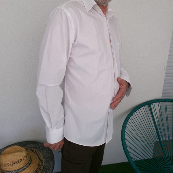 Chemise manches longues blanches Taille 37/38