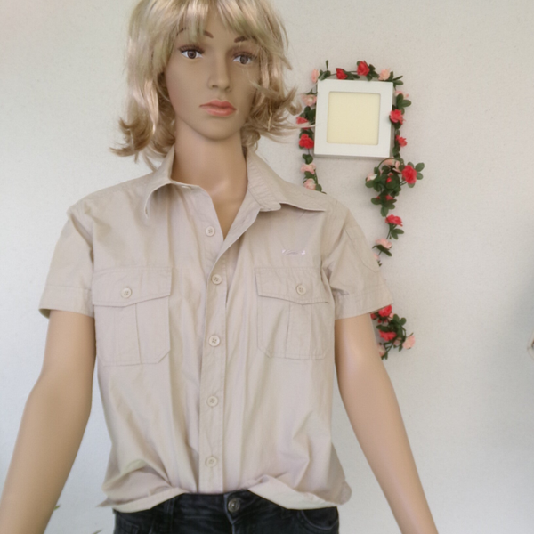 Chemisette Saharienne Beige GIRLS CASUAL WEAR ROCKY TAILLE M