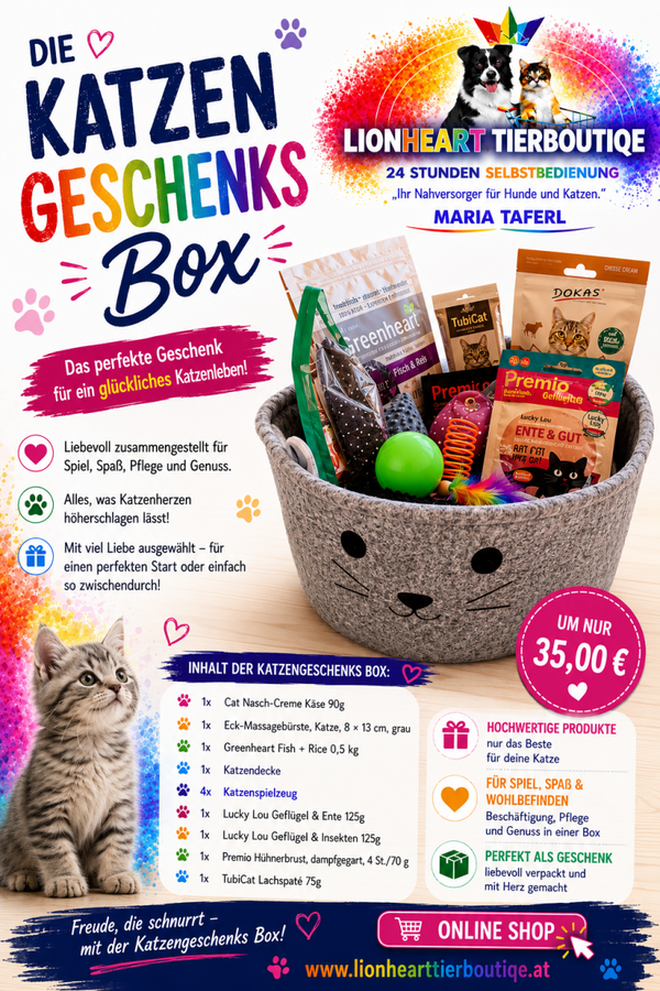 Katzen Geschenks Box