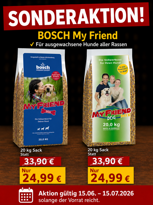 bosch My Friend und My Friend Mix 20 kg