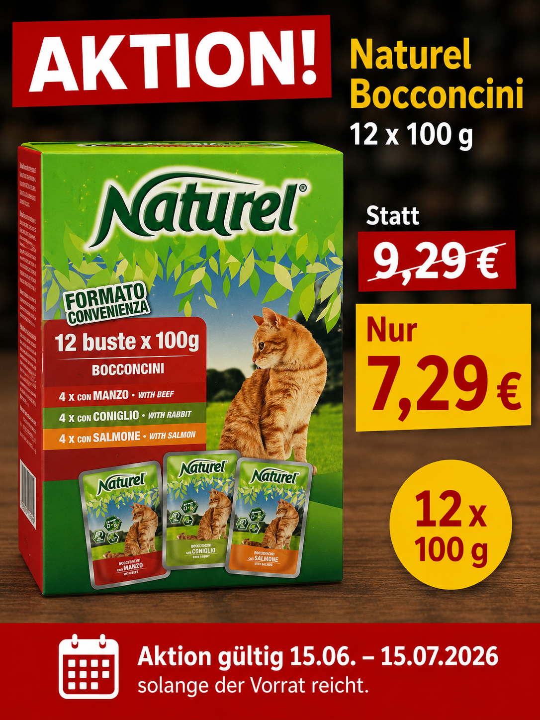 LifeCat Naturel  BOX gemischt 12x100