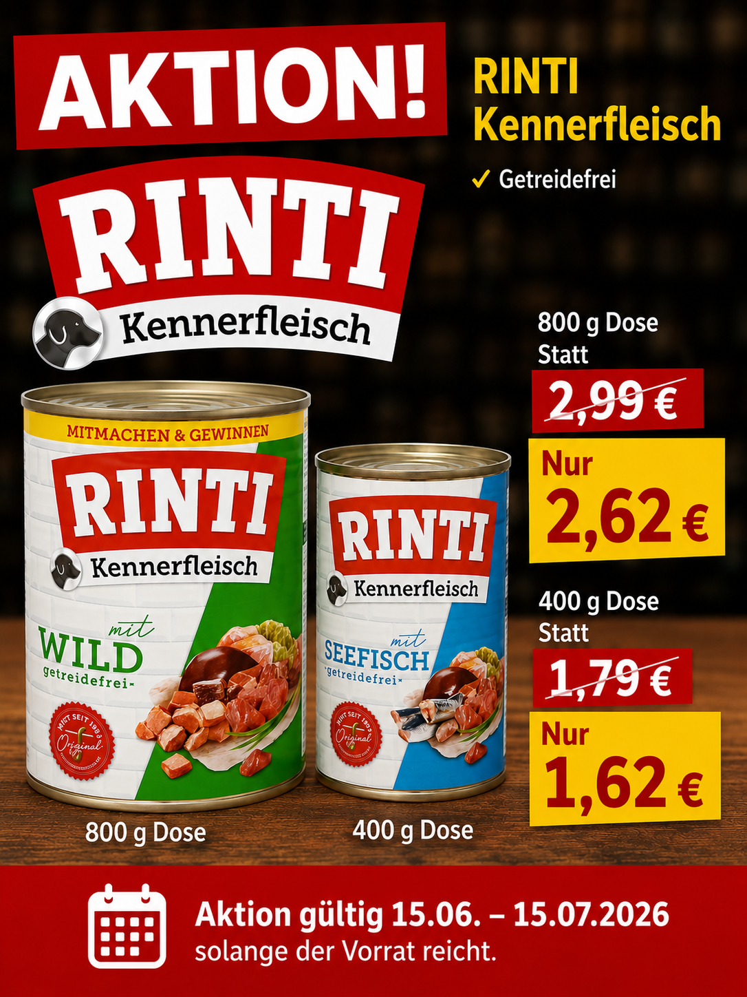 Rinti Kennerfleisch Dosen 400g