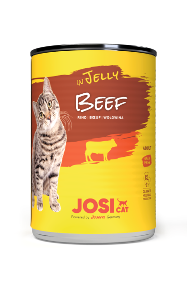 JosiCat Beef in Jelly 400g Dose