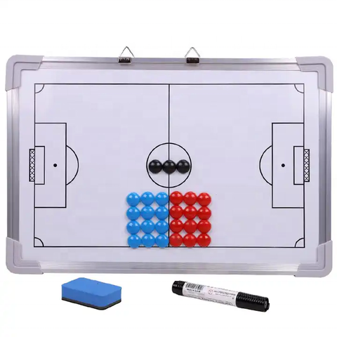 Magnet coaching boards, game plan boards, number boards, and coaching clipboards.