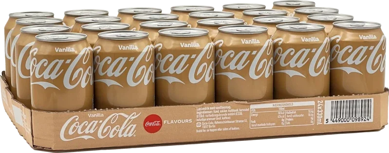 COCA VANILLE 330ML X24