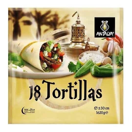 Tortilla 30cm sachet de 18 pièces
