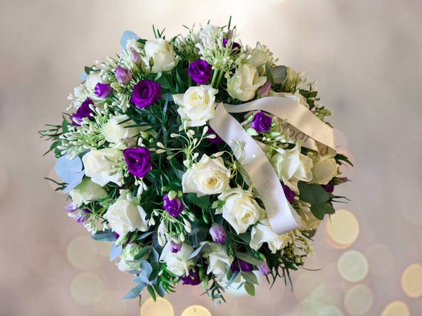 B 008 Elegante Harmonie in Paars en Crème