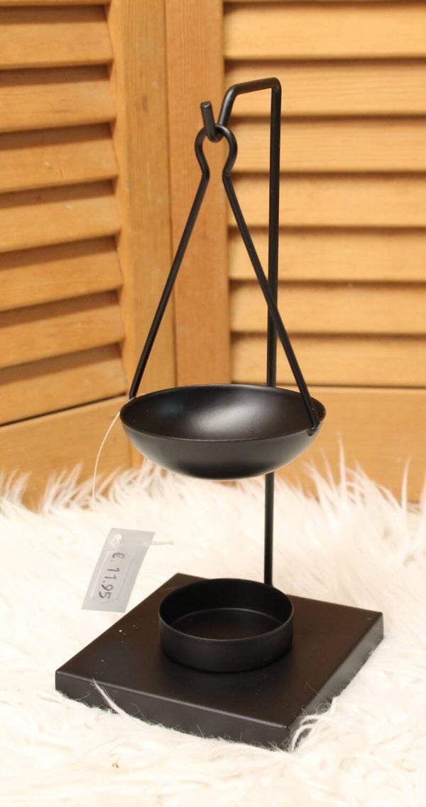 Geurbrander ABEKI metaal zwart