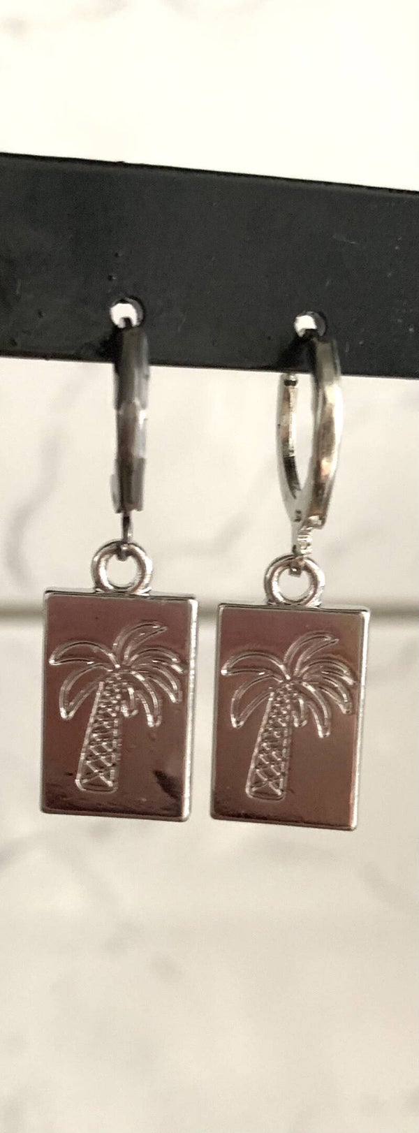 The palm tree earrings