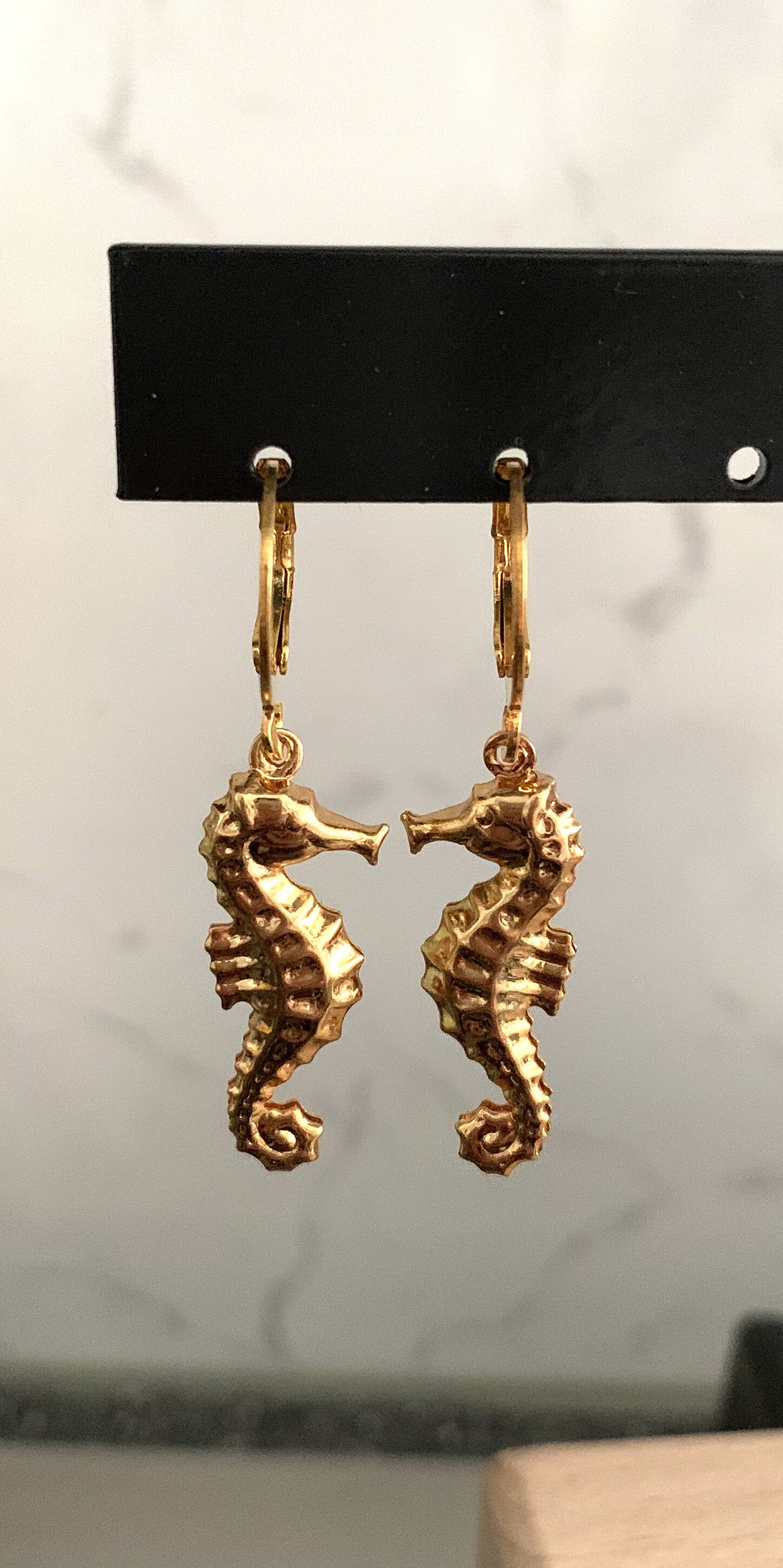 The sea horse earrings